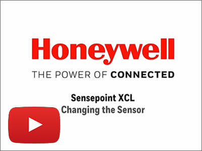 How to replace the sensor of Honeywell’s Sensepoint XCL gas detector?