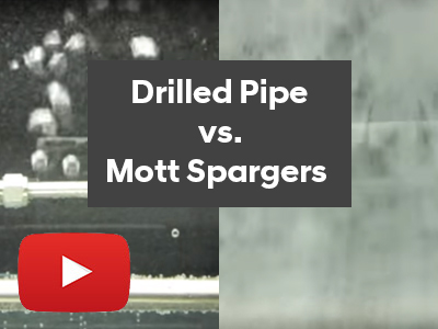 Drilled Pipe vs. Mott Spargers